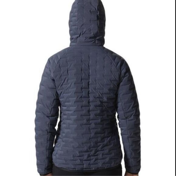 Mountain Hardwear Women's Stretch down Half Zip Light Pullover Insulated Gray XL - Picture 2 of 11